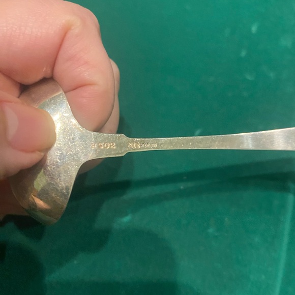 Sterling Silver Bright Cut Spoon - Picture 3 of 3